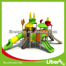 Sports Series train outdoor playground equipment LE.TY.009 amusement playground slide, outdoor playground structure for park